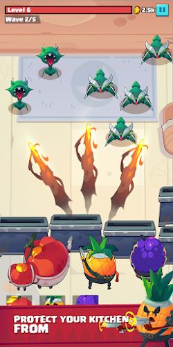 Fruit War: Idle Defense Game Schermafbeelding 0