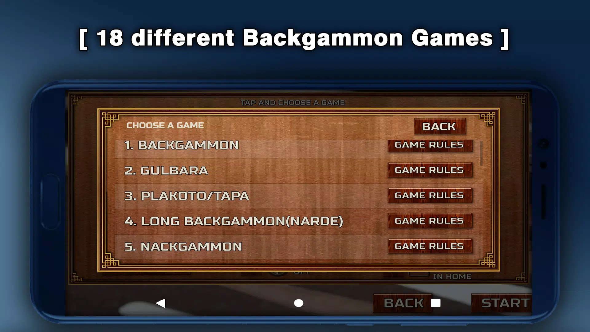 Backgammon Games : +18 স্ক্রিনশট 1