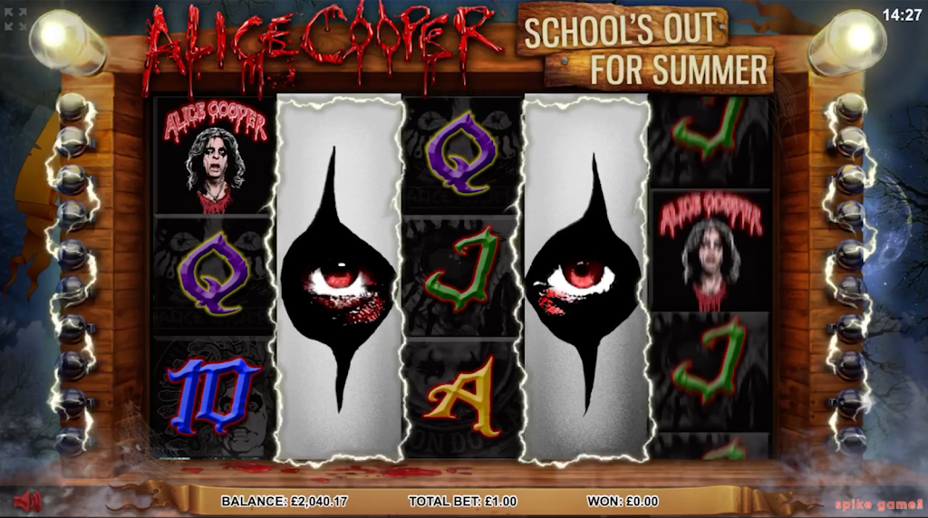 Alice Cooper.  Casino Slot Game. Captura de pantalla 0