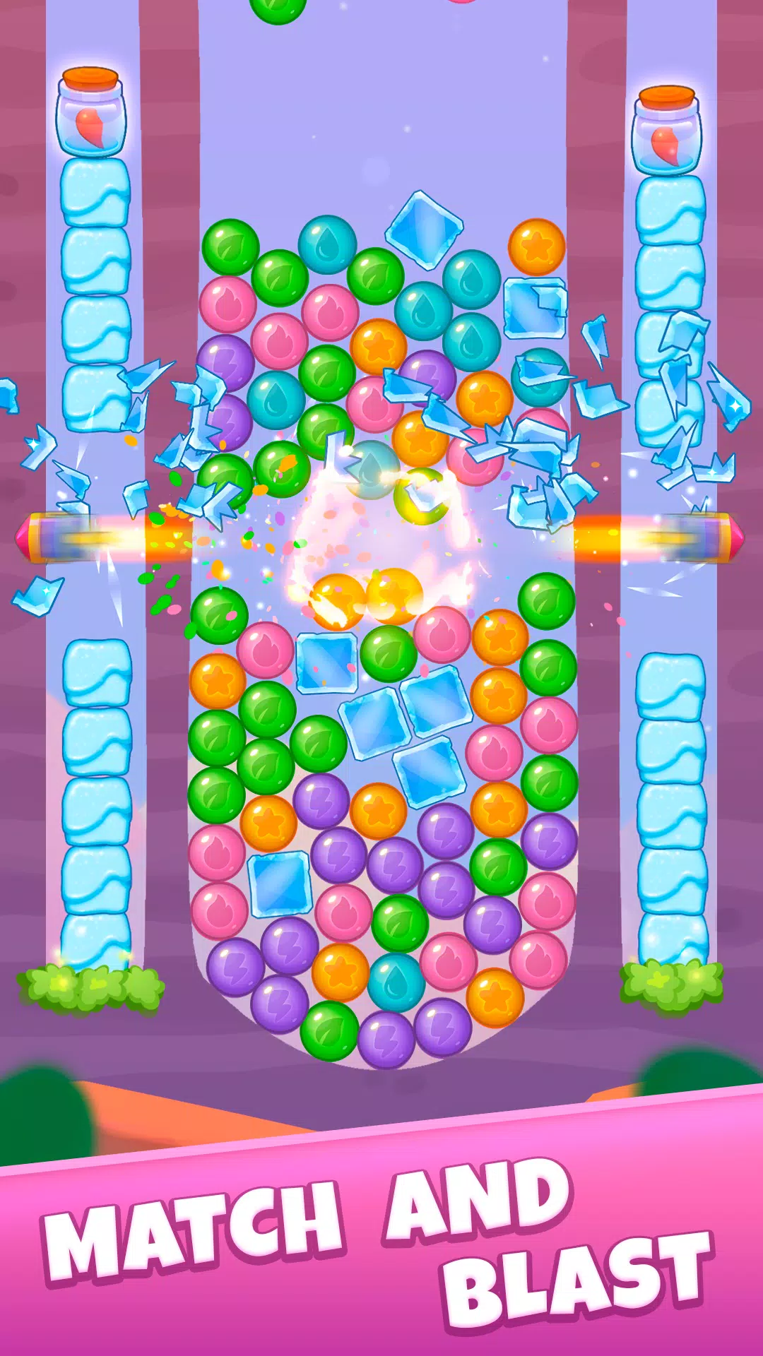 Pop Blast - Match Ball Puzzle Tangkapan skrin 2