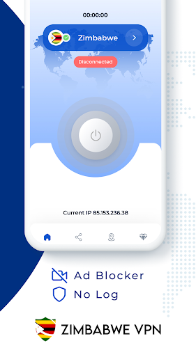 VPN Zimbabwe - Get Zimbabwe IP Schermafbeelding 1