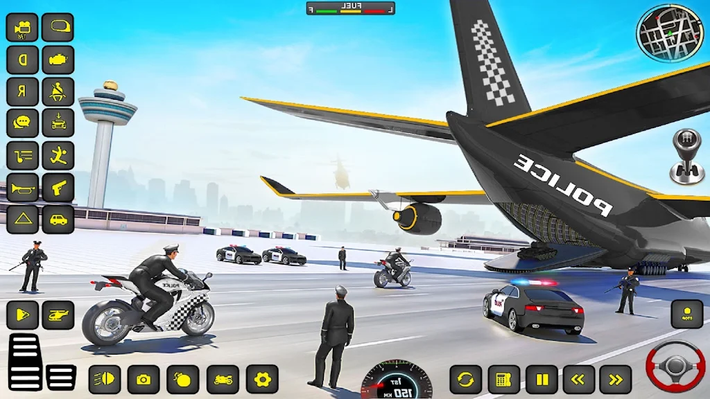 Police Truck Transport Game Tangkapan skrin 2