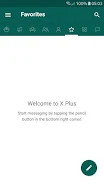 X Plus Messenger Captura de pantalla 1