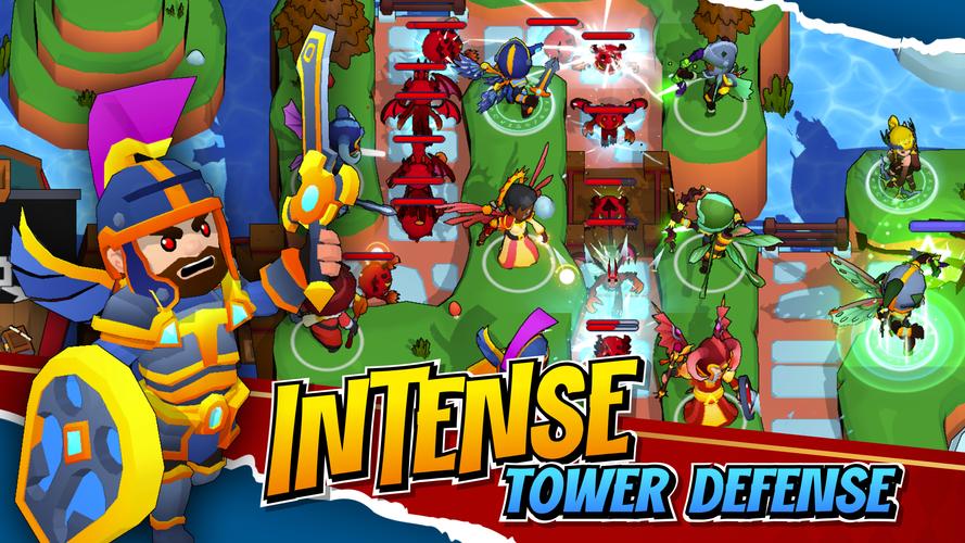 Idle Hero TD Tower Defense RPG स्क्रीनशॉट 0