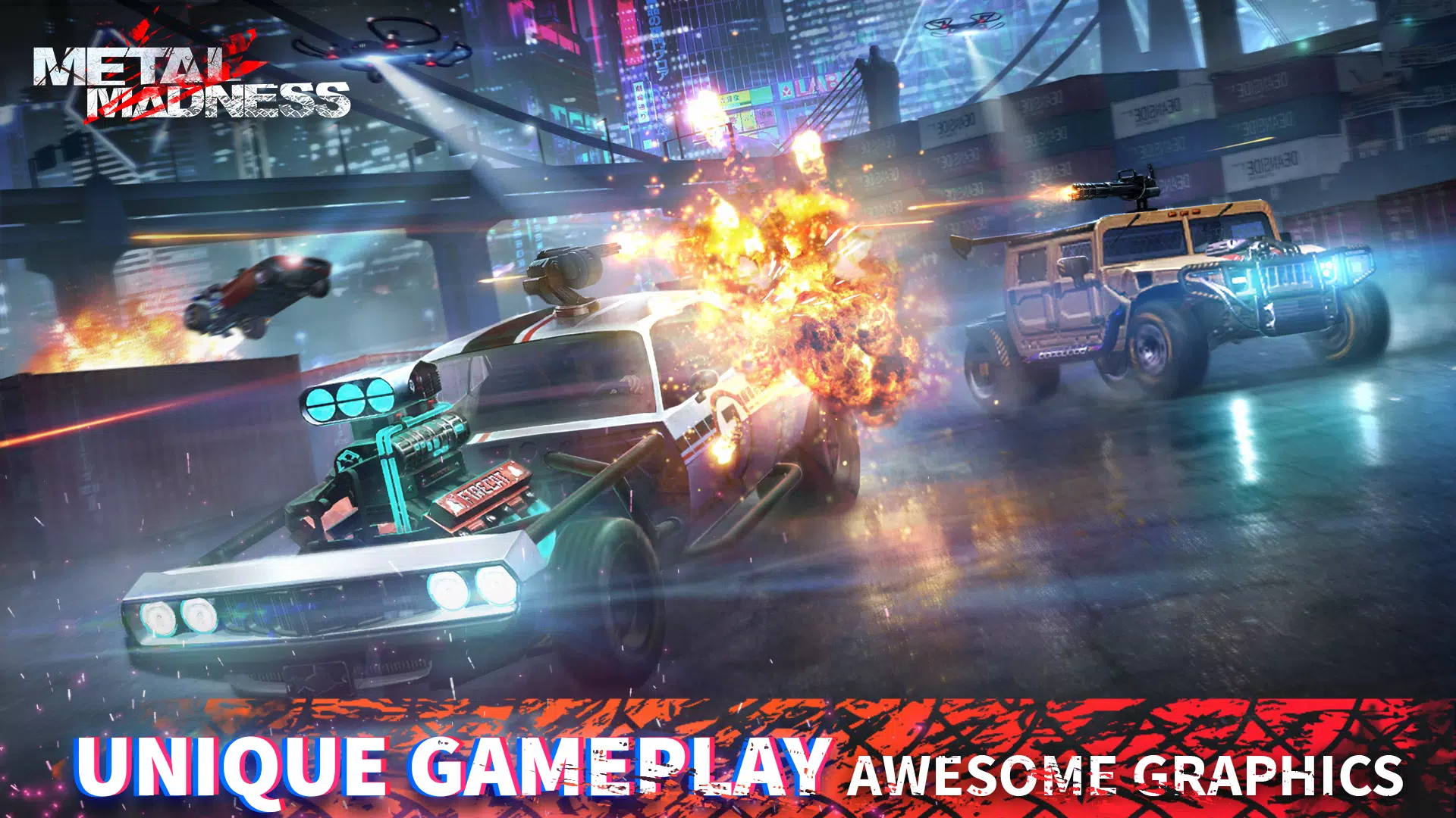 METAL MADNESS PvP: Car Shooter স্ক্রিনশট 1