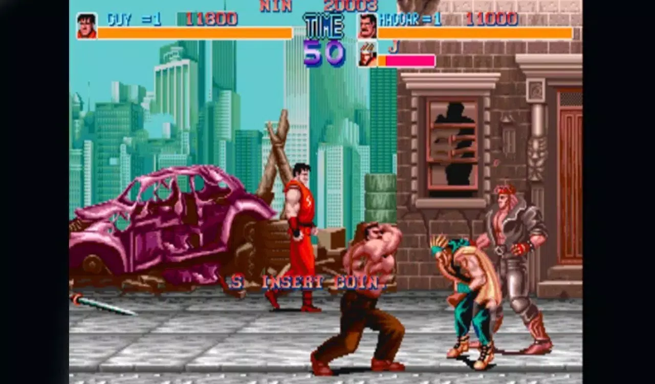 Final fight arcade game 1989 स्क्रीनशॉट 0