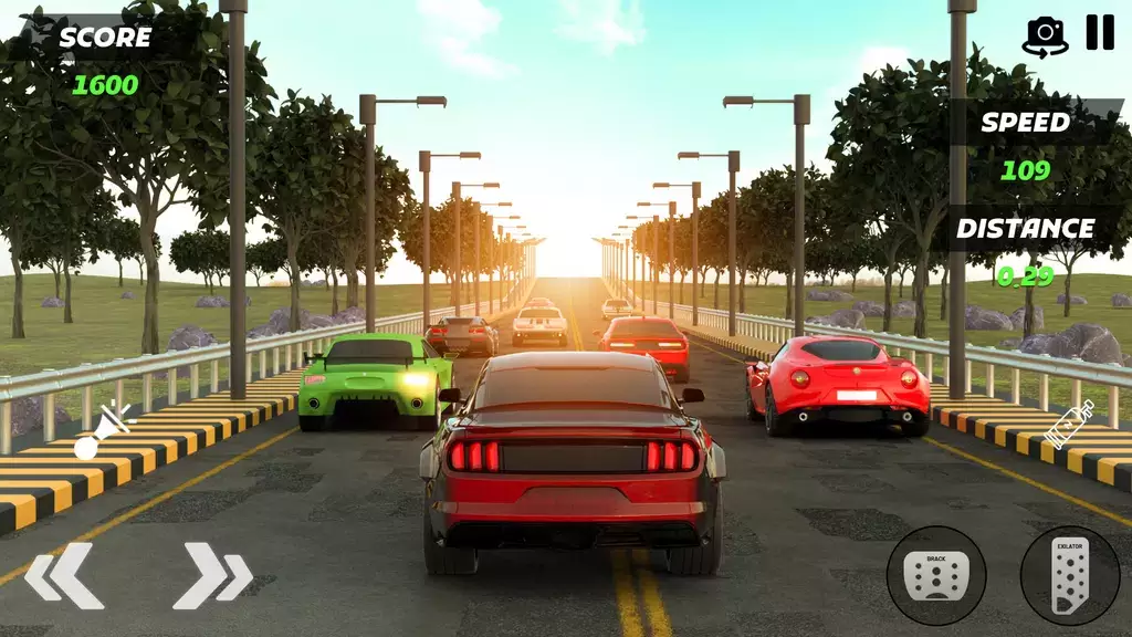 Turbo Traffic Car Racing Game স্ক্রিনশট 3