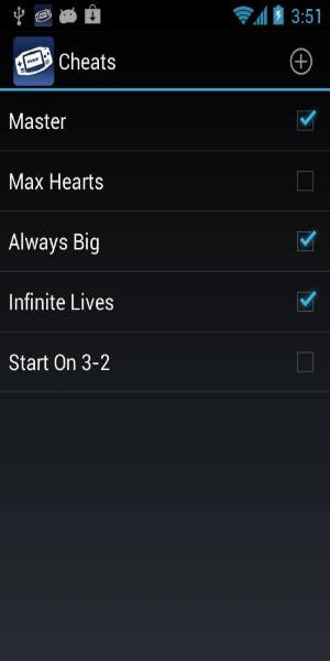My Boy! - GBA Emulator Settings Interface