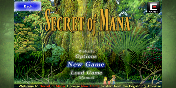 Secret of Mana Capture d'écran 0