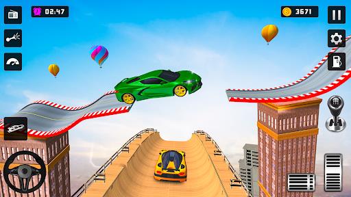 Mega Ramp Car Stunts-Car Game Скриншот 0