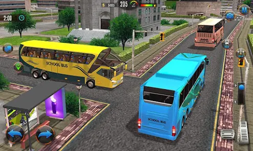 Offroad School Bus Drive Games ဖန်သားပြင်ဓာတ်ပုံ 1