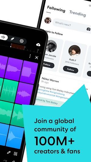 Bandlab Mod APK ပရီမီယံကိုသော့ဖွင့်လိုက်သည်