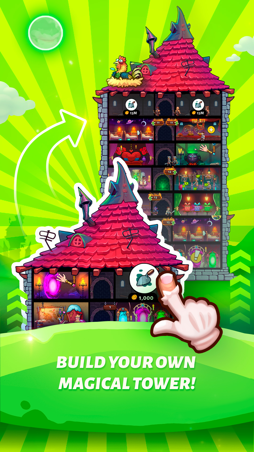 Idle Magic Tower: Heroes Ảnh chụp màn hình 0