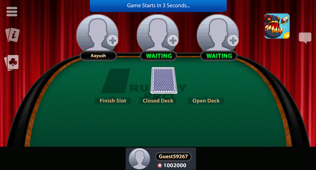 Play Indian Rummy: 13 Cards & Pool Rummy Online Ảnh chụp màn hình 0