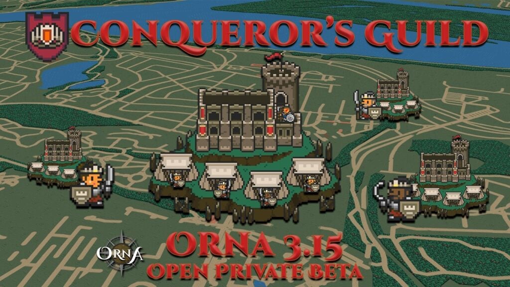 Réclamez votre gazon iRL! Orna: Le GPS MMORPG ajoute la guilde de Conqueror pour les batailles PVP