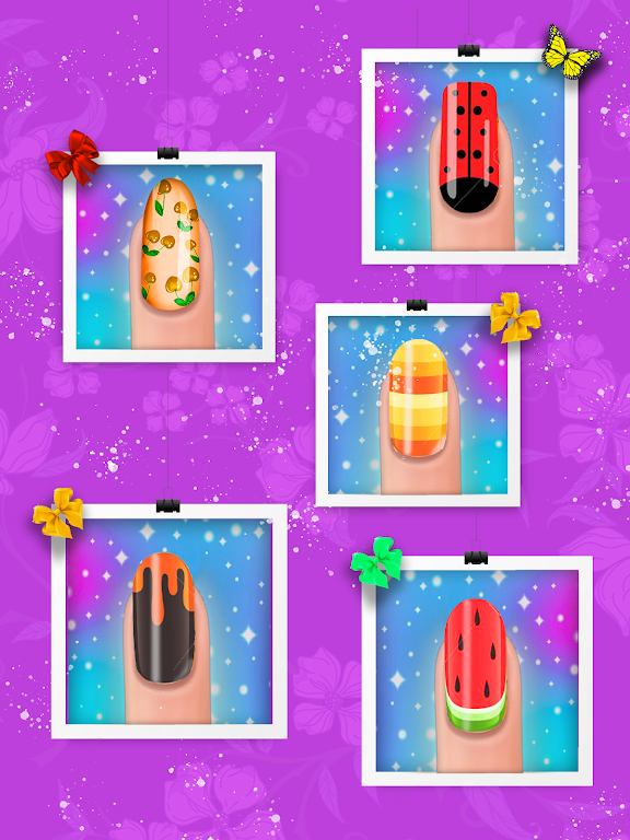 Fashion Nail Polish Salon Game स्क्रीनशॉट 3