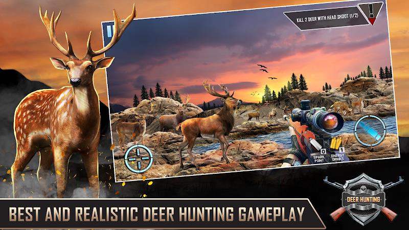 Deer Hunting Simulator Games ဖန်သားပြင်ဓာတ်ပုံ 0