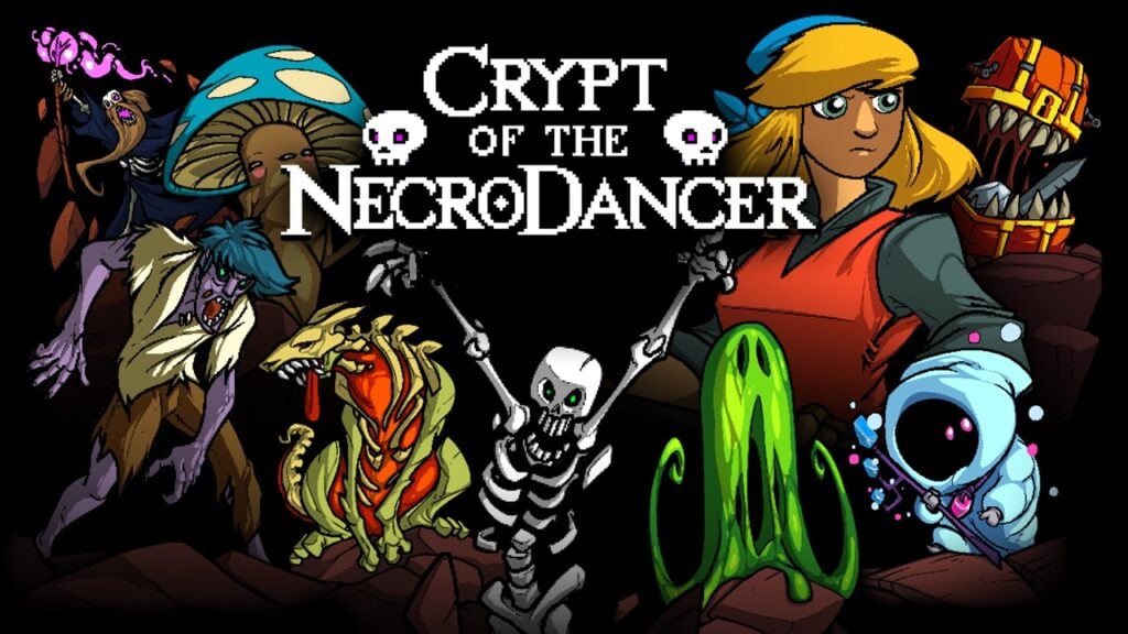 A aventura orientada por ritmo "Crypt of the Necrodancer 