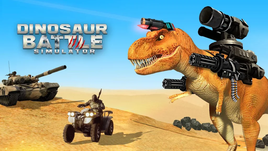 Dinosaur Battle Simulator Ảnh chụp màn hình 0