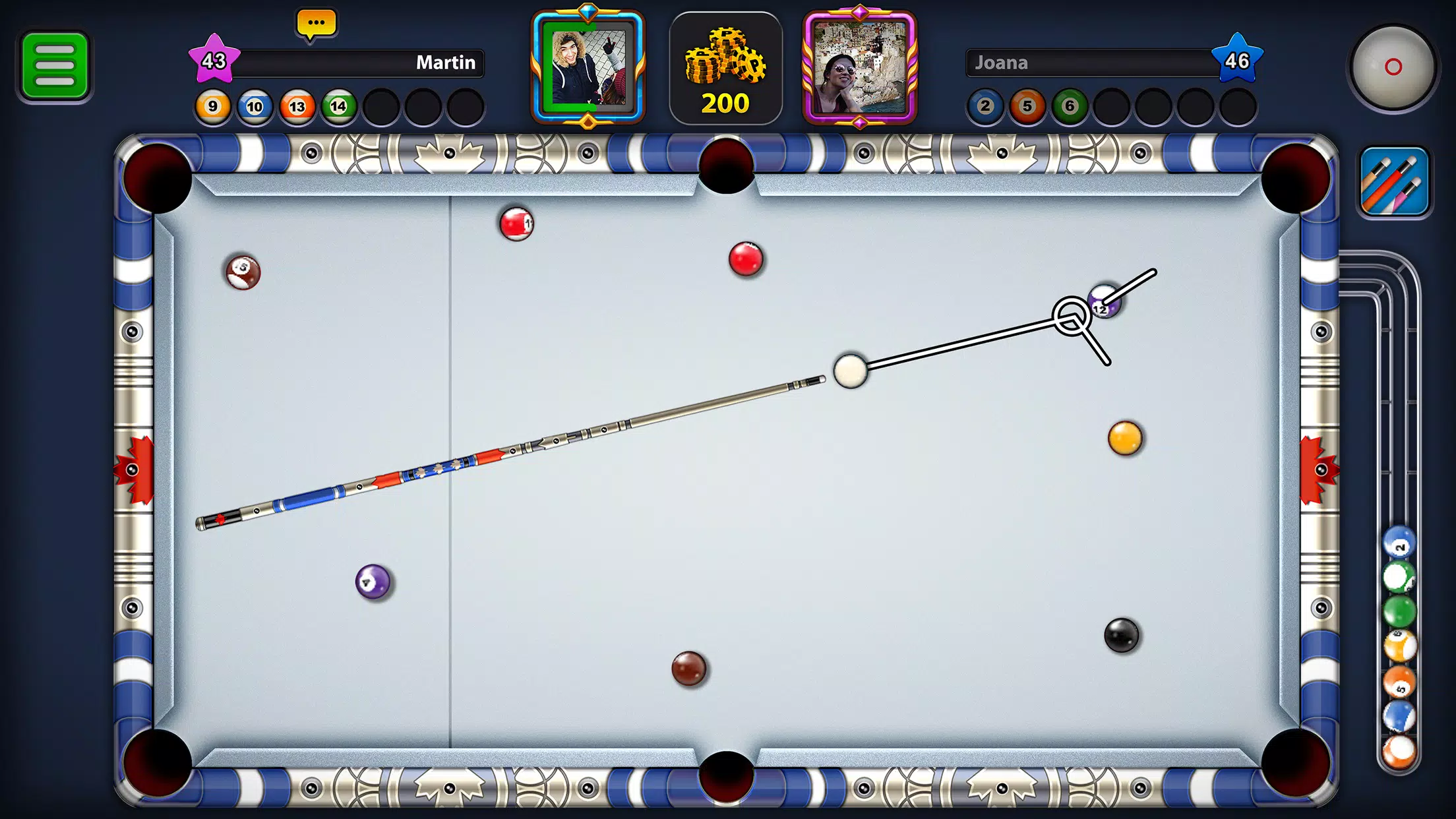 Billiards Game: 8 Ball Pool スクリーンショット 1