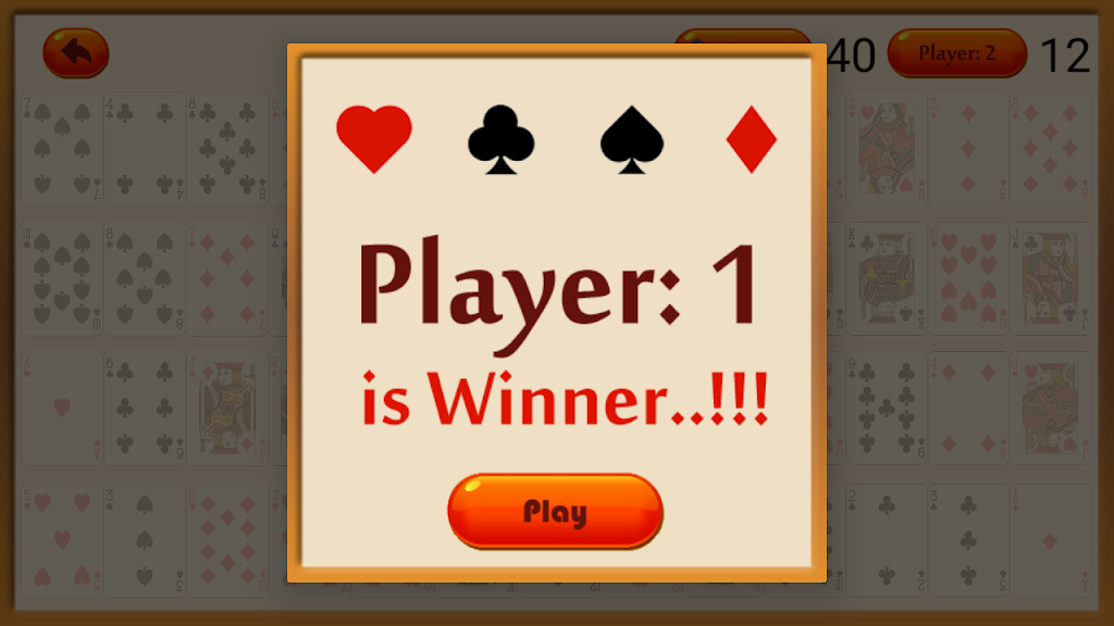 Playing Cards Matching Game - Memory booster game Screenshot 3