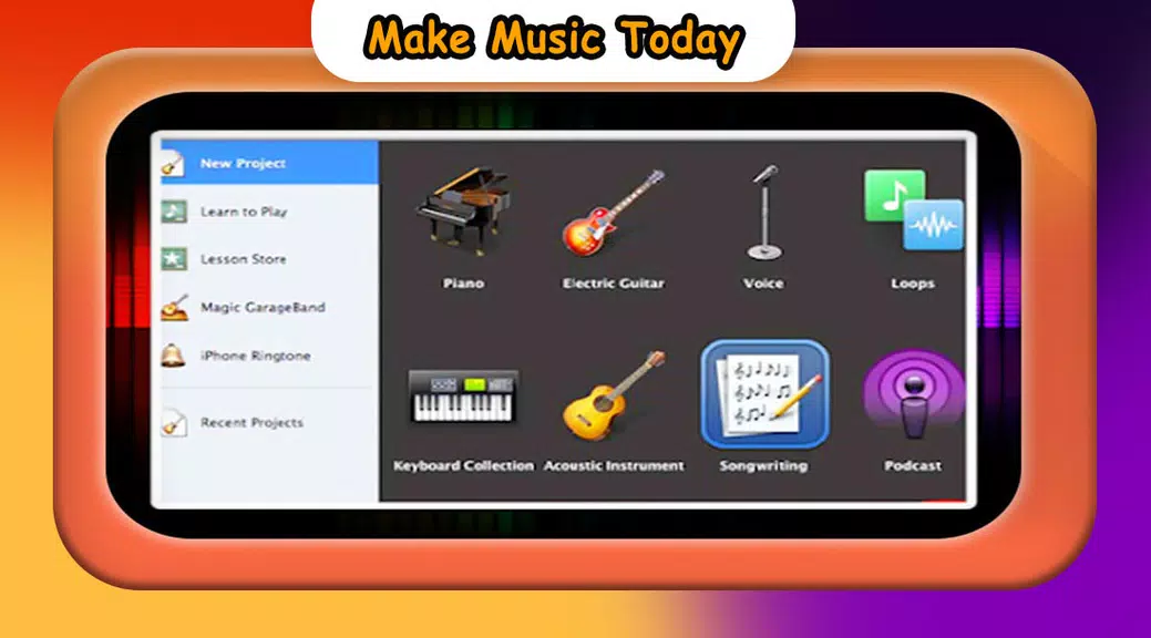 GarageBand Music in studio Clue Ekran Görüntüsü 2