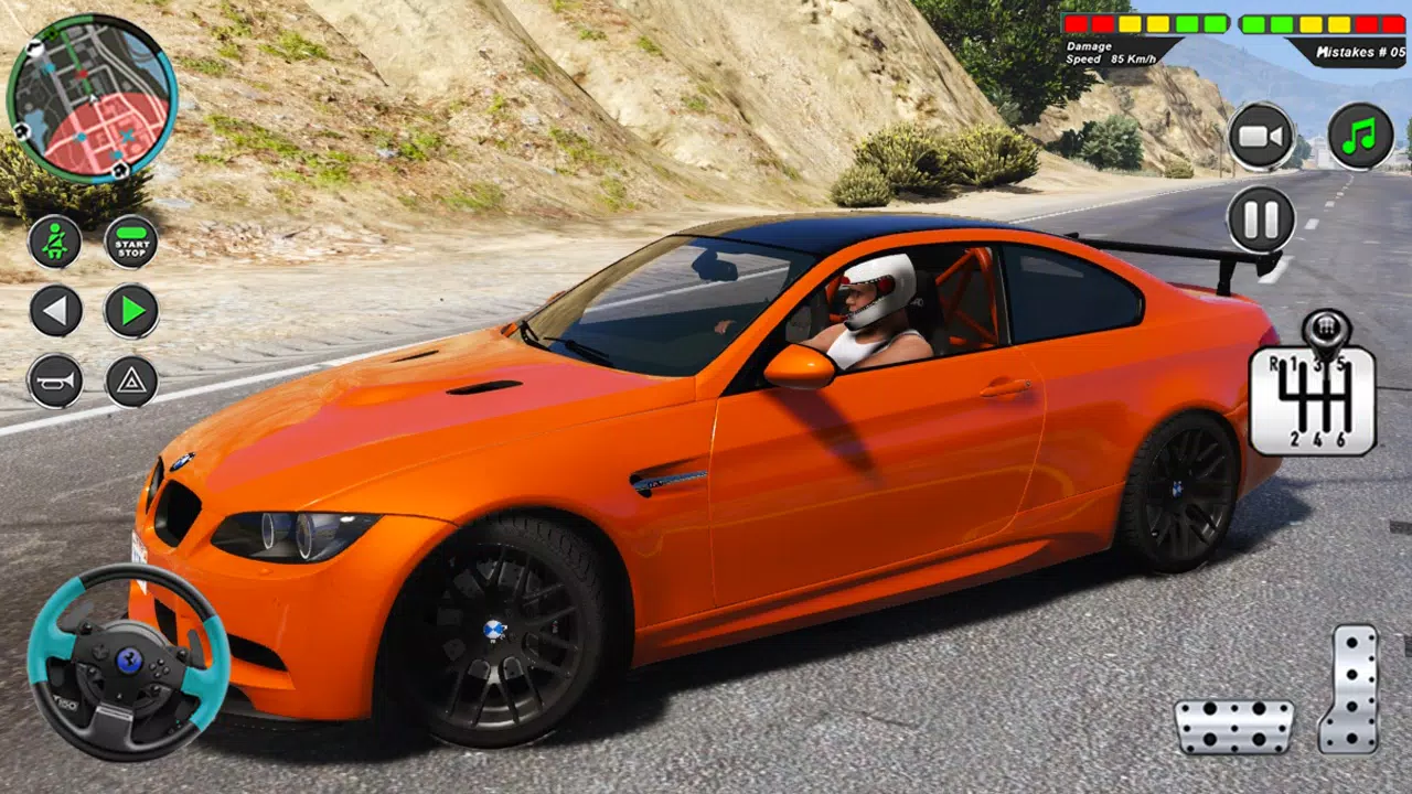 Modern Car Advance Driving 3D Tangkapan skrin 3