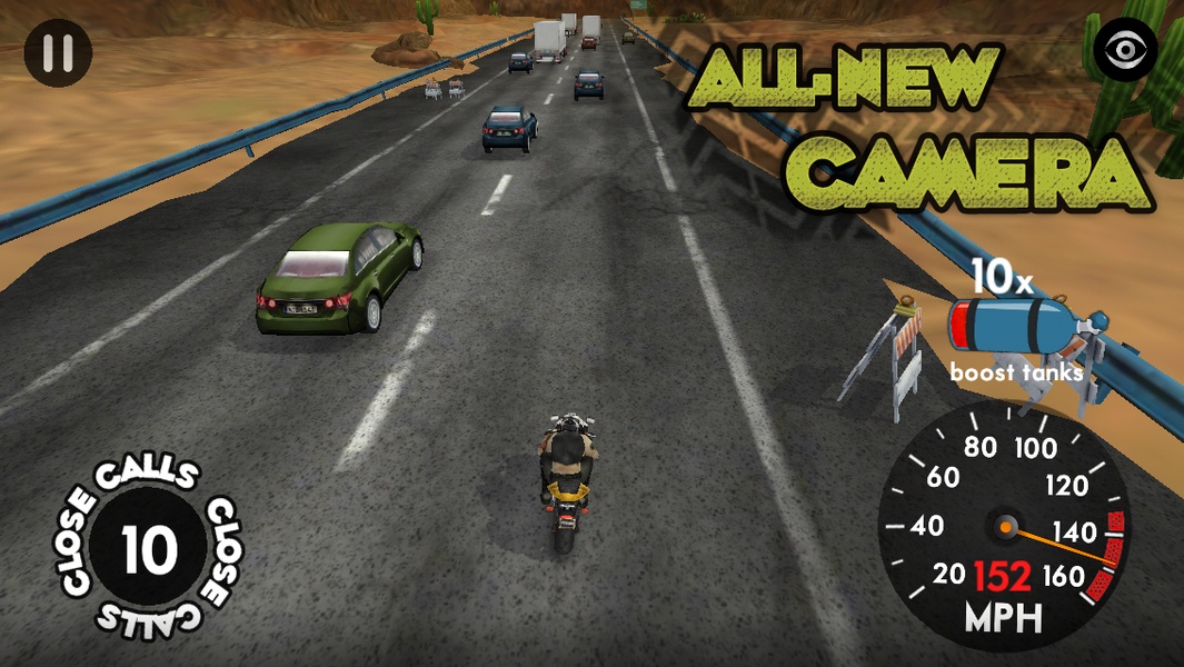 Highway Rider ဖန်သားပြင်ဓာတ်ပုံ 2