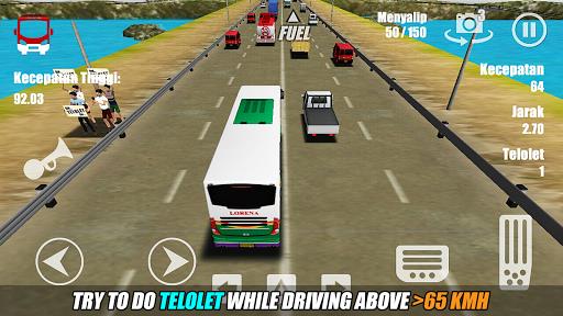 Schermata Telolet Bus Driving 3D 2