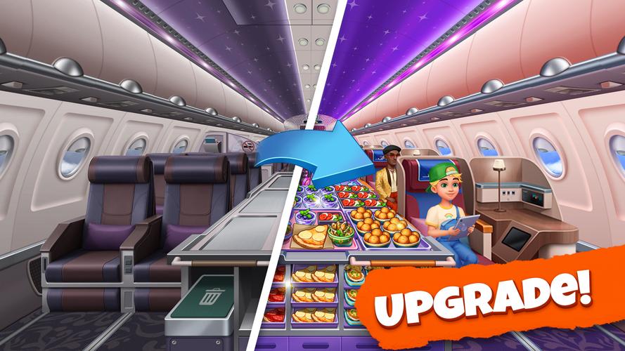 Airplane Cooking - Chef Game Ekran Görüntüsü 2