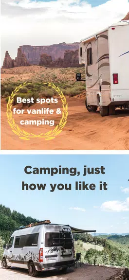 StayFree Vanlife Camping Sites Screenshot 2