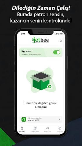 Jetbee -  Kurye Uygulaması Capture d'écran 2