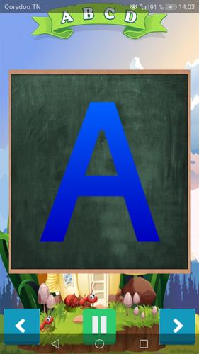 Alphabet français jeu éducatif Tangkapan skrin 1