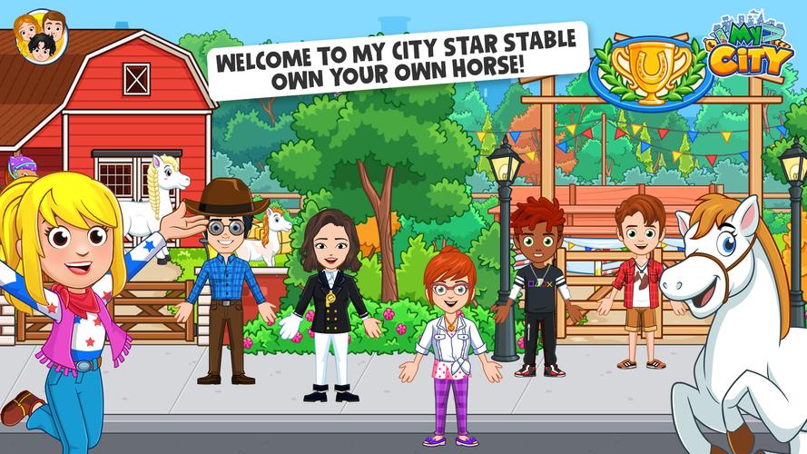 My City: Star Horse Stable Ekran Görüntüsü 0