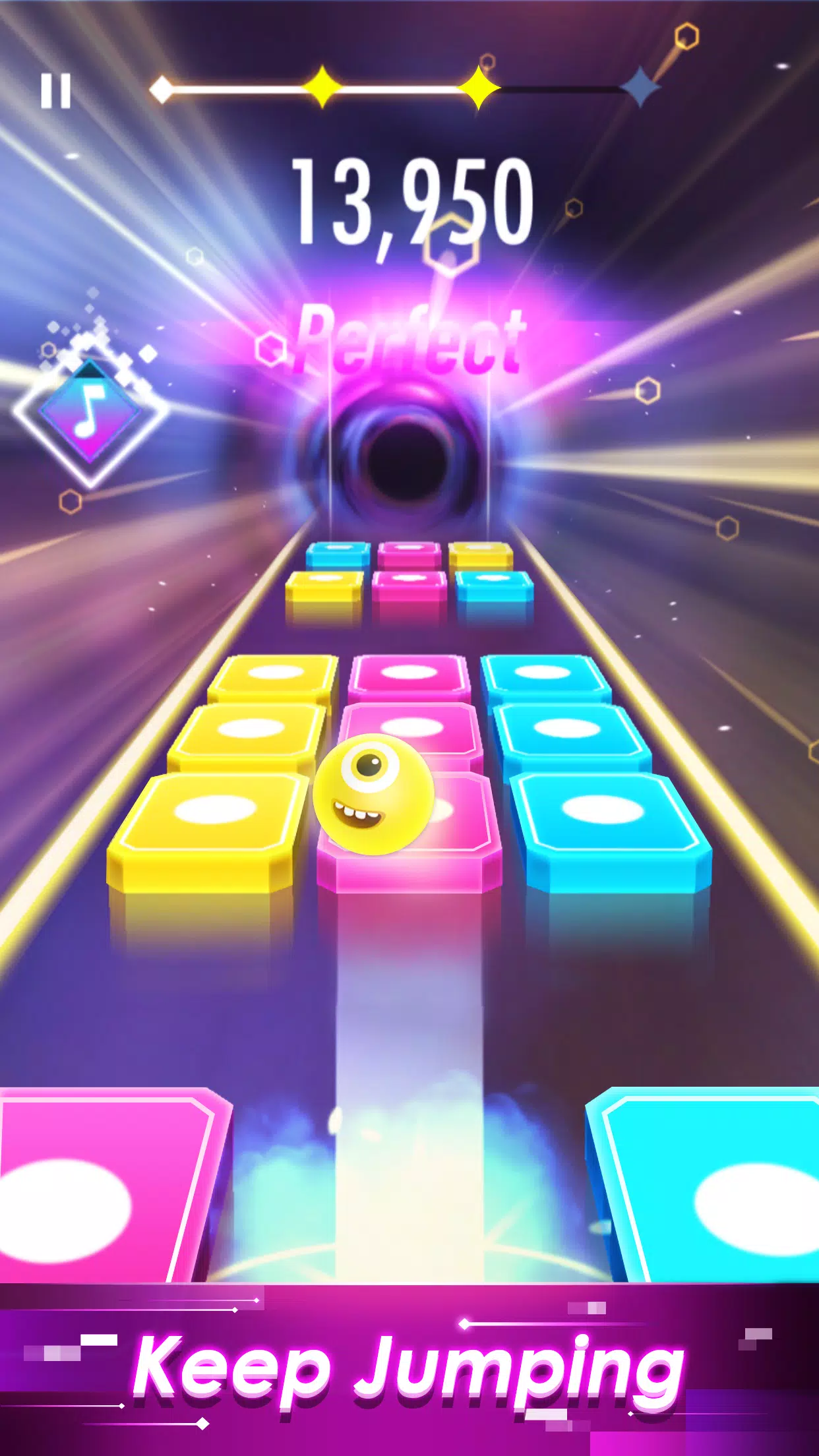 Magic Tiles Hop: EDM Rush Ball スクリーンショット 0