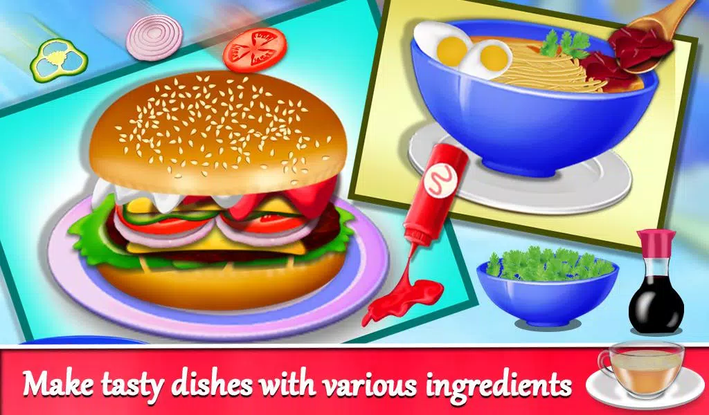 Cooking in Kitchen Food Games Zrzut ekranu 0