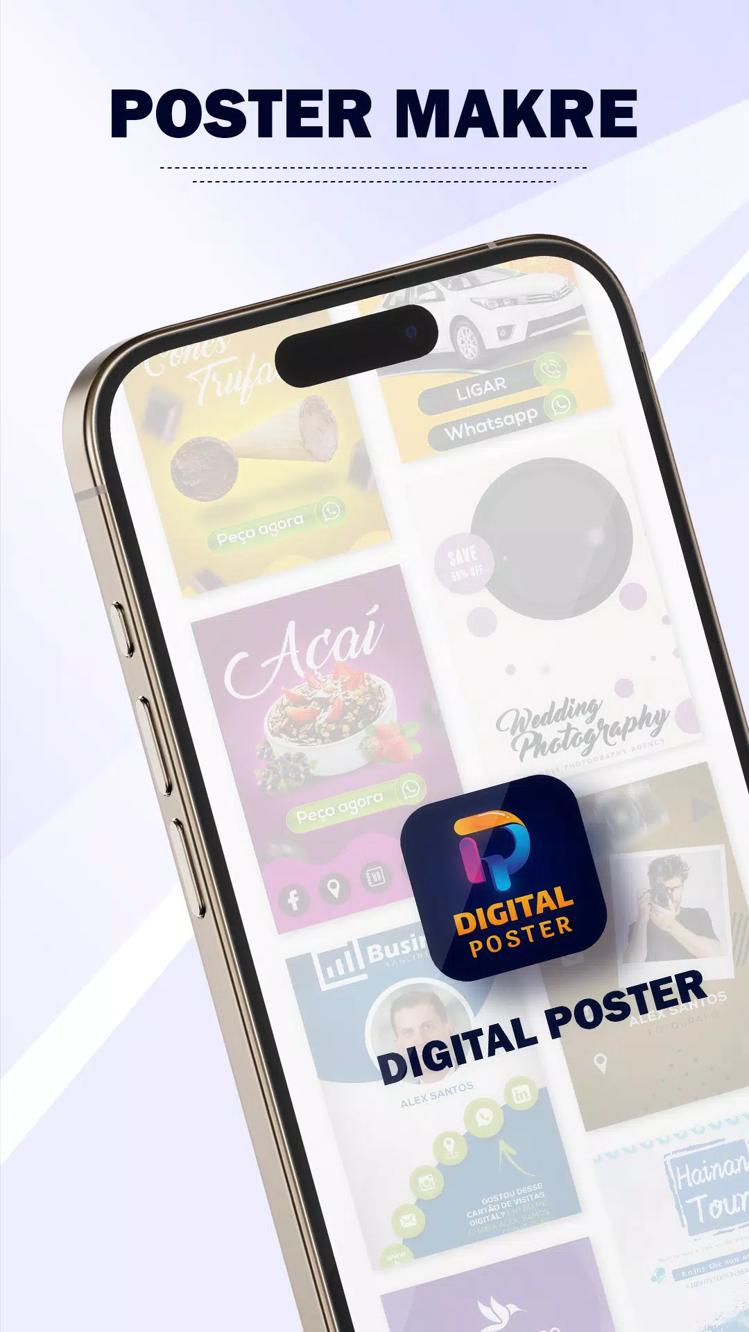 Digital Poster Maker Captura de pantalla 1