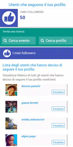 nowEvent - L’app a misura di evento Скриншот 2
