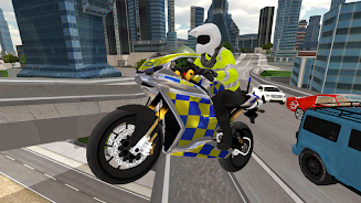 Police Motorbike Simulator 3D Скриншот 0