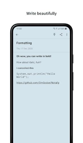 Notally - Minimalist Notes स्क्रीनशॉट 2