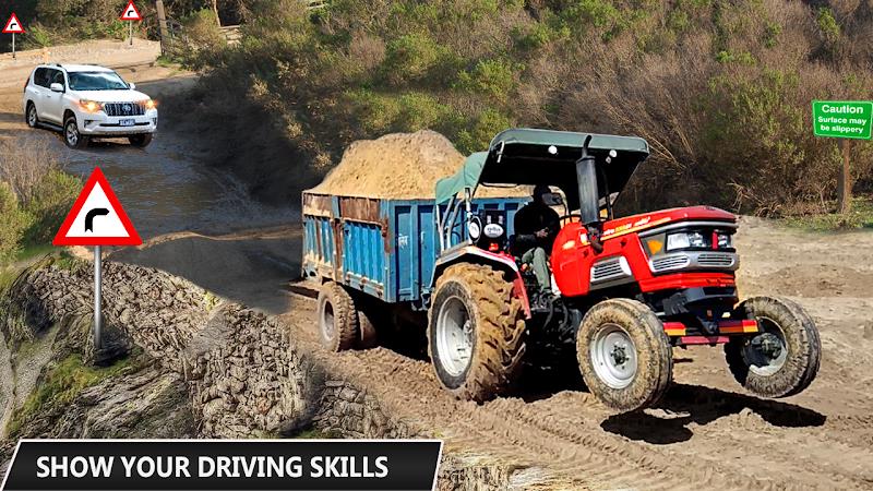 Indian Tractor Trolley Farming Captura de tela 0