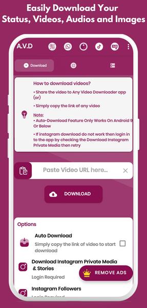 Any Video Downloader Скриншот 0