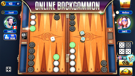 Backgammon Legends Online 螢幕截圖 1