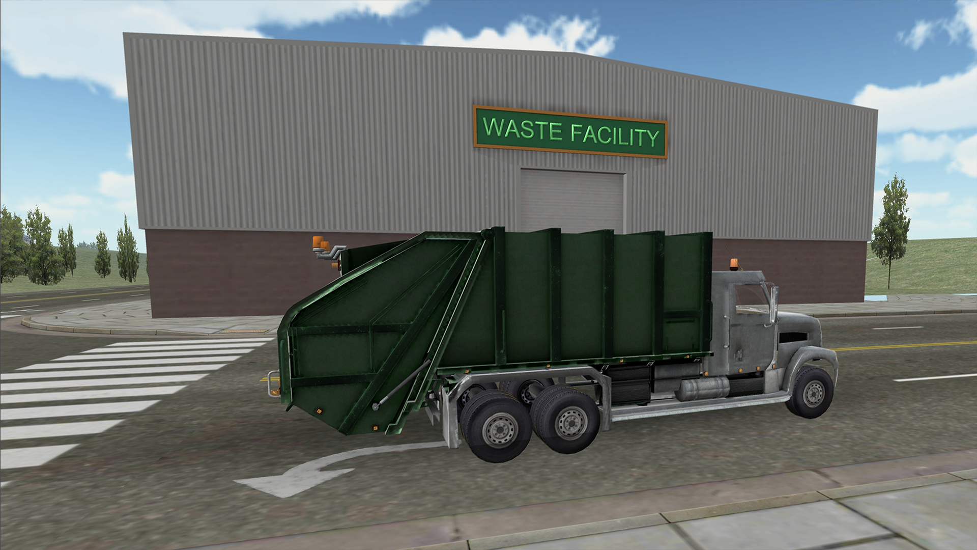 City Simulator: Trash Truck स्क्रीनशॉट 1