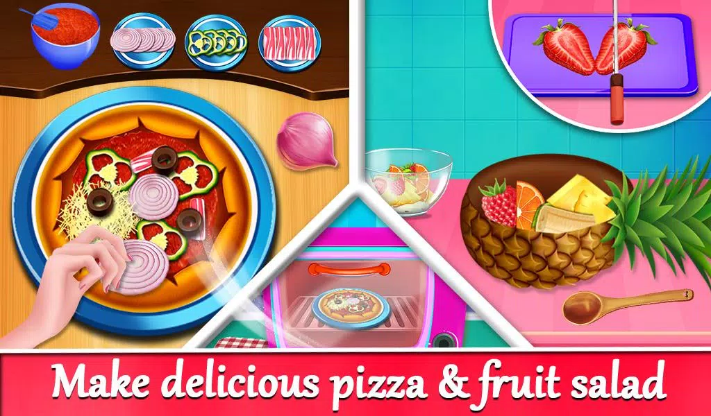 Cooking in Kitchen Food Games Zrzut ekranu 1