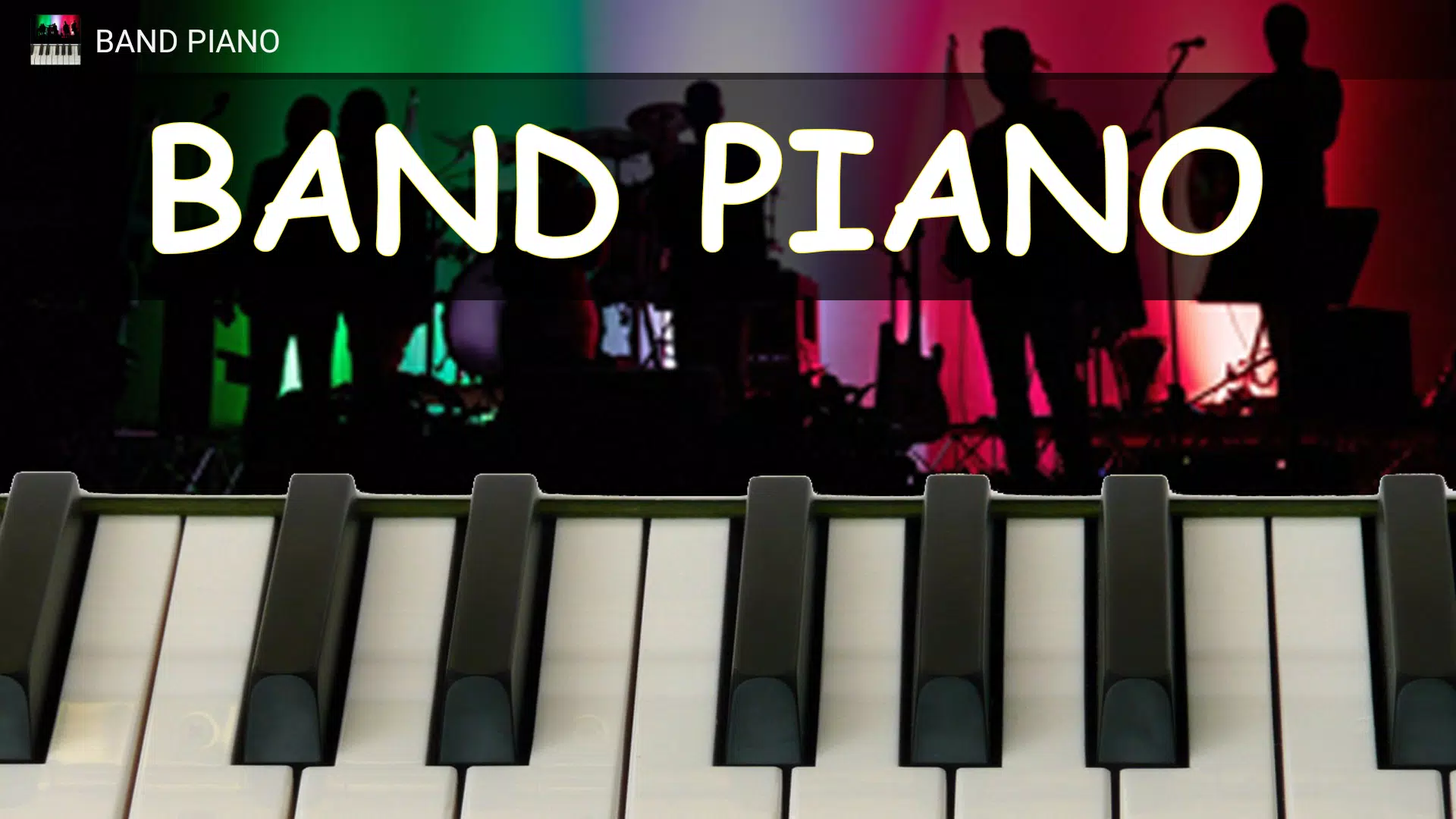 Band piano ဖန်သားပြင်ဓာတ်ပုံ 0