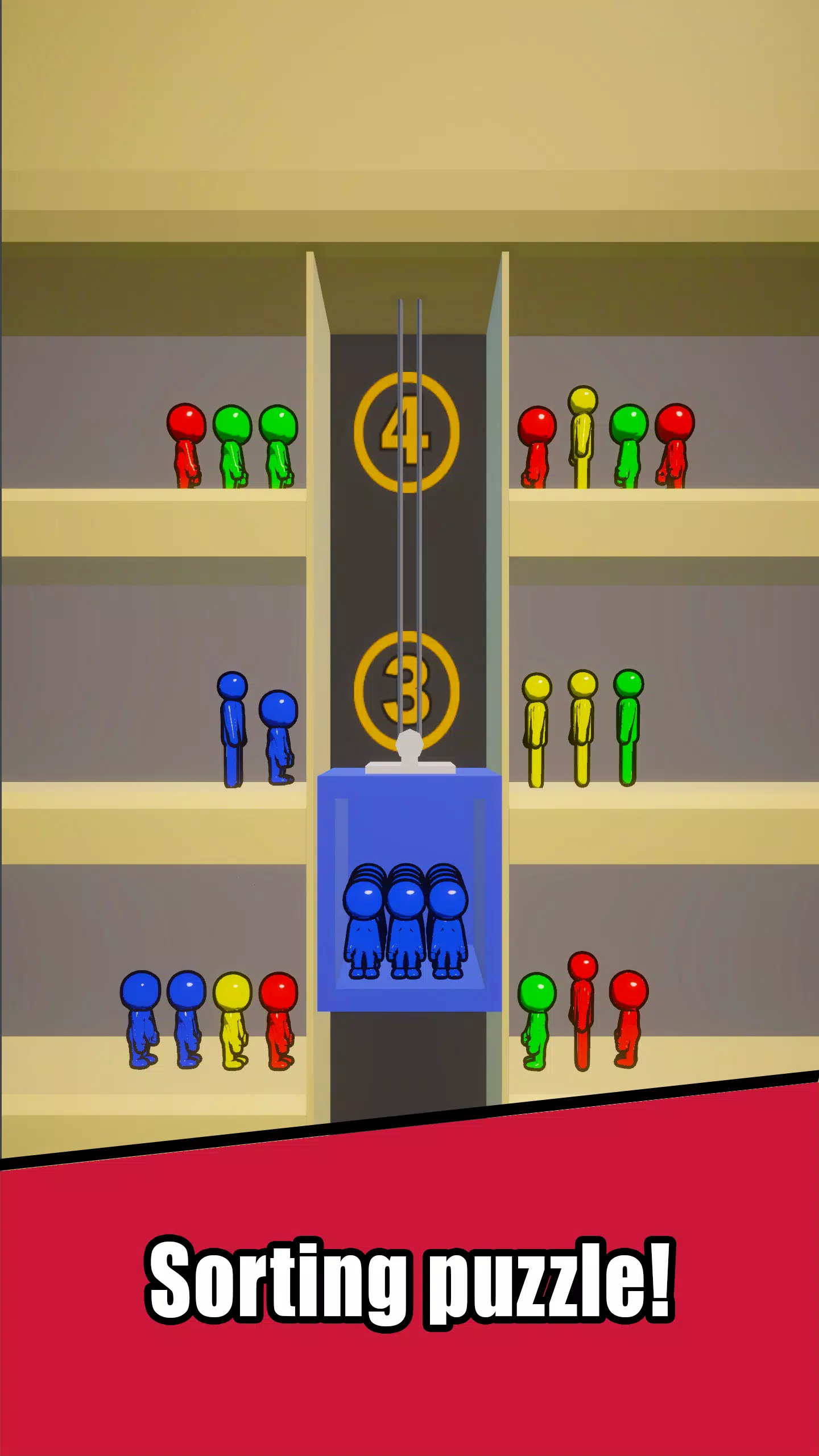 Lift Traffic: elevator game Скриншот 0