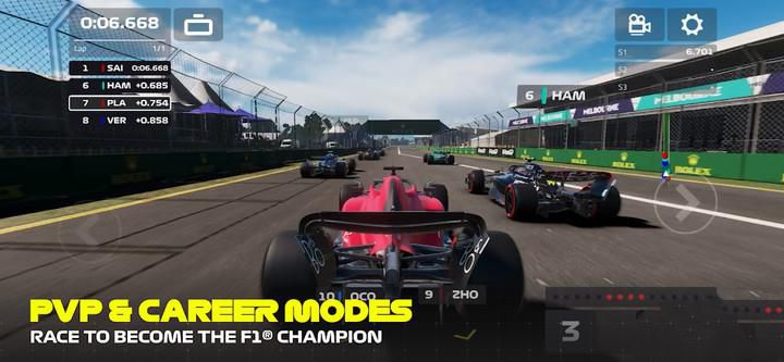 F1 Mobile Racing Captura de tela 2