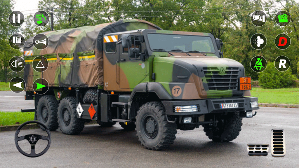 Army Truck Vehicles Transport Captura de tela 2