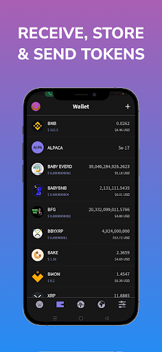 Schermata WalletSwap Crypto Wallet 2